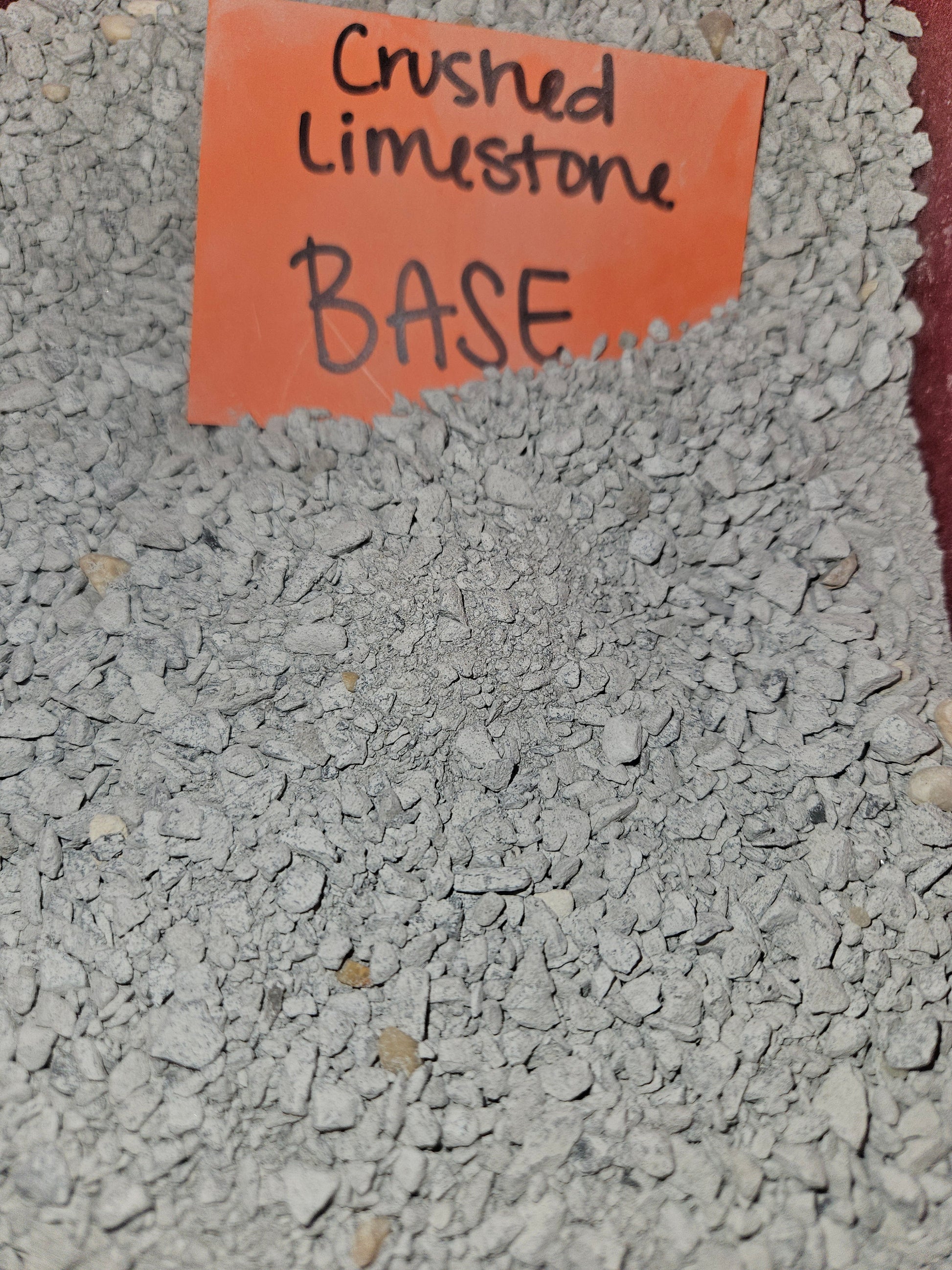 Limestone #7 crushed base