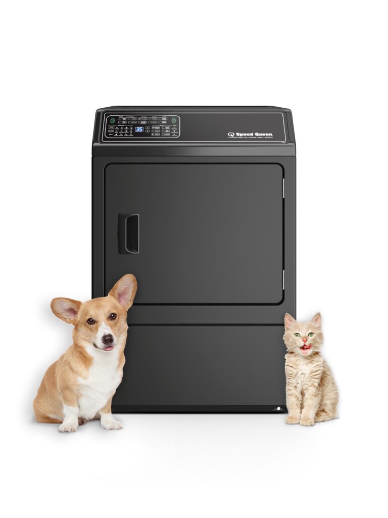 SPEEDQUEEN DF7004BE Sanitizing Electric Dryer with Front Control | Pet Plus™ | Steam | Over-Dry Protection Technology | ENERGY STAR® Certified | 5-Year Warranty