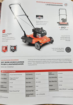 PUSH MOWER 20